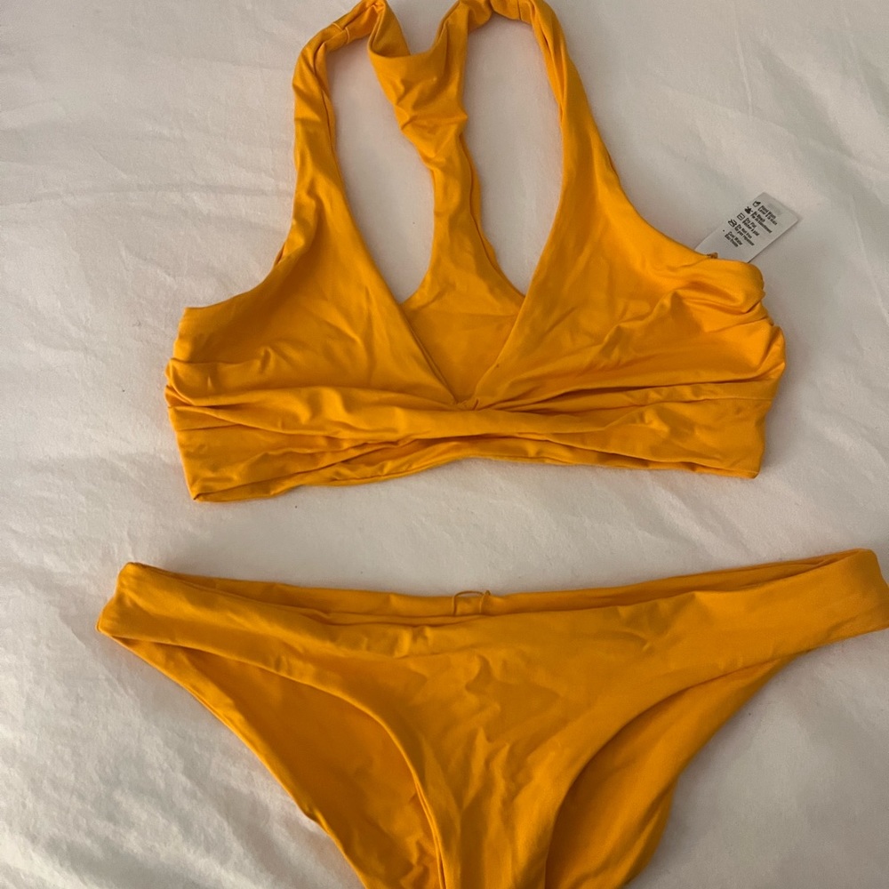 l*space marigold yellow bikini